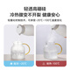 Made in Tokyo, cold kettle, high borosilicate glass tea water separation, heat-resistant and high-temperature resistant cold kettle, tea cup, large capacity 1.8L