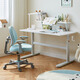 Table de estudio para niños de Lin's Home Table de escritorio levantable escritorio de escritorio de escritorio LS690V1 Tabla 1.2m + estantería + W6-A Silla