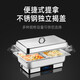 Venus stainless steel buffet stove digital display temperature adjustment transparent cover all-steel cover Buffy stove electric heating insulation stove