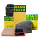 MannFILTER C3880M+w712/90M+cuk2939 air conditioner oil filter three-filter suitable for Sagitar Octavia Golf 6