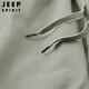 Jeep吉普休闲裤男中年夏季新品薄款纯棉宽松直筒工装裤多口袋直筒裤 浅灰色 XL（建议140-160斤）