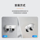 
HIKVISION surveillance camera 4 million dual camera full color night vision POE network cable powered voice intercom mobile phone remote indoor and outdoor camera 1Q445-LT 2.8mm