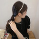 Yuesuiren celebrity imitation pearl headdress women's hair bundle thin hair hoop female fairy headband elegant temperament versatile hairpin hair accessories elegant temperament headband
