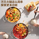 SUPOR hot pot special pot large capacity 304 stainless steel thickened double bottom hot pot soup pot induction cooker household multi-function pot medium stainless steel hot pot 5L 28cm