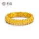 Old Temple Gold Ring Full Gold Fragrance ancienne Girl Girl Ring Cadeaux pour les cadeaux d'anniversaire de la femme de petite amie, plus de remboursements, environ 3,8 g / 14 (applicables à 13-15 #)