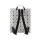ISSEY MIYAKE Men/Women's neutral geometric splicing diamond matte hand-held backpack BB46 AG691 11 Light gray