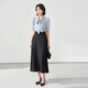 Lady Bird a-line long skirt women's formal umbrella skirt professional long skirt shirt skirt interview skirt black skirt M