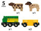 Brio Toy Train Set tragbares Zugthema für Kinder geeignet