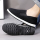 Old Beijing winter plush soft-soled comfortable slip-on white-soled cloth shoes black 41