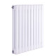 Qilicai radiator household water heating radiator steel two-column central heating steel wall-mounted natural gas vertical radiator 600mm vertical total height 1.8 meters 10 columns wide