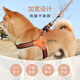 DidogPet Dog Leash Dog Harness Small Dog Bichon Harness Medium Dog Corgi Poodle Vest Style Dog Walking Rope Brown Single Harness M-Medium Recommended Weight 20-32 Jin Jin equals 0.5 kg