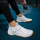 
VANCROUG badminton shoes men's and women's shoes new professional shock-absorbing and anti-slip wear-resistant tennis shoes breathable ultra-light rubber sole couple's shoes Bailan 38