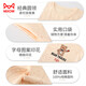 Cat man (MiiOW) [anti-mites and antibacterial cotton] Women's nightgown pajamas women's cute bear pullover home clothes beige L