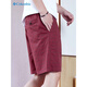 Pantalones cortos delgados de verano de Columbia Pantalones de playa transpirables algodón Medio Pantalones de cinco puntos de Mid Pants Casual