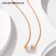 Emporio Armani Armani necklace, fashionable beaded transfer beads, small waist, birthday gift for girlfriend EGS2828221