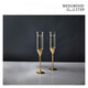 Wedgwood 11.11 Guaranteed Wedding Gift VeraWang Love Knot Rope Golden Champagne Glass Wine Glass