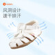Carter Rabbit Children's Sandals Baby Toddler Shoes Summer Functional Shoes Soft Sole Boys Toddler Baby Shoes Roman Cave Shoes White (with Pendant) 20 Inner Length 12.5cm Feet Length 11.5-12.0