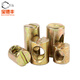 Baodefeng Hammer Nut Hammer Head Nut Furniture Two-in-One Connector Collection Yuanzhu Hammer Nut Embedded Screw Cap One-word Colored Zinc Hammer Nut M6x11 10 pieces