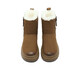 Senda Sweet Snow Stiefel Frauen Winter Neues Einkaufszentrum gleiche Cowhide komfortable und warme Outdoor -Stiefel Sue01dd3 Brown 35