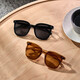 Mijia Xiaomi Mijia Cadre carré des lunettes de soleil polarisées HD Drive universelle anti-ultraviolet Lunettes de soleil obsidien noir