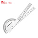 Mitzi stainless steel protractor high-precision angle ruler woodworking angle ruler industrial grade multi-functional angle gauge 90*300mm/double-arm type