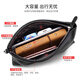Golf (GOLF) top layer cowhide men's handbag multiple card handbags crocodile pattern large capacity envelope hand grab bag and give boyfriend gift