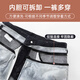 Flying denim down pants for women in the snow, winter new style removable inner cotton trousers, elastic slim fit warm pants, gray blue - elegant temperament - pure 90 white duck down M 96-105Jin Jin is equal to 0.5 kg