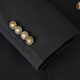 Guillaume (G MONS) Blazer double-breasted suit men's suit black business formal fit suit jacket suit top black single top 56