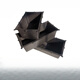 XMSJPVC Prime jetable plateau de pont réservé Square Boîte en plastique Plastique Boîte embarquée Prime de ventilation Pipe de vidange Double Moule de trou réservé Sortie Nationale Standard 200x200x15052 Pièces