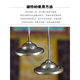 Pékin Yun Népal fait à la main Dingxia Pure Copper Bell Percussion Instrument sonneux Instrument de musique traditionnel national impopulaire Portable Cymbal Blanc Copper Modèle brillant (petit)