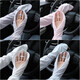Changyin Sunscreen Sleeves Women's Ice Silk Sunscreen Gloves Summer Driving Sleeves Arm Guards Sunscreen Arm Covers Versatile All-Inclusive Finger White