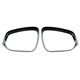 Samit is suitable for Toyota Rongfang rearview mirror rain eyebrow RAV4 car supplies Wilanda modification decoration special accessories rearview mirror rain eyebrow frame mirror silver-2 piece set
