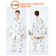 Children's face, medium and large children's split-leg sleeping bag, constant temperature pure cotton antibacterial pajamas, baby anti-kicking quilt, autumn and winter thick XXL size