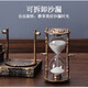 贝初众水晶球音乐八音盒摆件7-14岁儿童玩具十男女孩生日毕业礼物小学生 巴黎铁塔【沙漏+音乐底座+灯光】 送5-10岁小女孩女童礼物高级小众