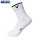 VICTOR Victory Badminton Socks Men's Thickened Towel Soled Sports Socks Mid-calf Socks Sweat-Absorbent Breathable Non-Slip Wear-Resistant SK112 SK149-F Nautical Blue One Size