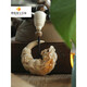 Sakura You's Original Mammoth Ivory Round Dragon Tooth Toot Toot Pendant Dragon Dragon Ghost Worker Worker Plaque Dragon Tooth Tooth Toard Pendentif 9893 Environ 52 * 24 * 25 mm environ 39g