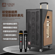 MALONE outdoor karaoke audio high-power heavy bass square dance singing with live sound card wireless microphone Bluetooth portable trolley speaker GT-510 audio + 1 microphone 1 headset + gift flagship version