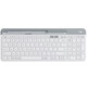 Logitech Fashion Series K580 Keyboard + Pebble Mouse Wireless Bluetooth Office Keyboard Set Mobile Phone Tablet Computer Keyboard Ultra-thin Light Sound K580 + Pebble Wireless Keyboard Set [White]