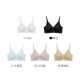 Ouyang Nana Ubras no size commuting small flower bra no rims mini small breast underwear women's no rims push-up bra black (removable cup) one size (A-C cup 90-130Jin [Jin equals 0.5 kg])