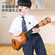 Star Perse Ukulele Girls 23 pouces hommes Débutants pour la protection de l'environnement Vase Vase Board Children's Small Guitar Introduction Carbon Uklili 55cm Couleur de noix (vidéo Givea pour débutant)