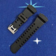 Disney Disney Electronic Watch Student MK-15052/15140/15118 Watch Gummi-Gurtzubehör MK-15052 Schwarzer Uhrengurt