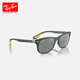 Lunettes de soleil Rayban (Rayban) Men et femmes Lunettes de soleil à cadre étroit Voyages à la mode Lunes de conduite en plein air 0RB4607M F6996G Cadre vert mat