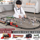 
Snaen (Snaen) children's train toy cartoon retro steam train track car 3-6 years old boy and girl children's birthday gift