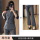 Gesaiya business formal women's long-sleeved suit suit women's double-breasted professional suit spring, autumn and winter interview commuter suit black jacket + B259 bell bottoms XL