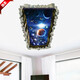 Jingeyu Universe Starry Sky Ceiling Sticker Planet Universe Space 3D Three-dimensional Wall Sticker Living Room Ceiling Wall Bedroom Creation Moon Night Starry Sky 9227 Big