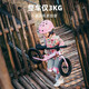 PAPABIKE平衡车儿童滑步车入门款12寸无脚踏自行车1-3岁宝宝2-6岁两轮礼物 绿色【12寸】