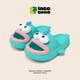LATE TIME all red same style Chanbao cute clown fish children's slippers for boys and girls summer soft-soled non-slip parent-child slippers lake blue 36-37 suitable for feet 36-37