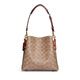 
CoaCH (COACH) women's bag Willow 22 classic LOGO printed bucket bag portable crossbody shoulder bag brown C3890B4NQ4