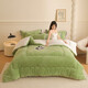 Arctic velvet quilt core thickened to keep warm lamb velvet winter quilt student dormitory single quilt plus double home cover quilt beautiful - bean green [double-sided velvet quilt] 150x200cm6Jin [Jin equals 0.5 kg] (winter quilt)