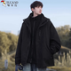 Woodpecker (TUCANO) assault jacket men's autumn and winter 2025 new casual sports outdoor three-in-one thickened mountaineering clothes black three-in-one XL (suitable for 135-150 Jin Jin equals 0.5 kg)